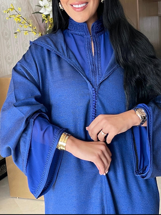 Royal bleu jellaba